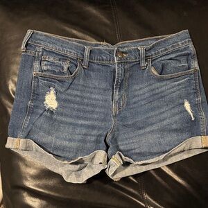 Old Navy Distressed Blue Jean Shorts